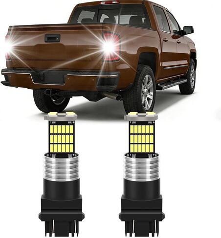 3157 Signal Light for Chevrolet Silverado 3500 2003 2004 2005 2006 Customazation Brake Signal Bulb 6000K Cool White, Super Bright OEM Bulb, 360° Illumination in Saudi Arabia