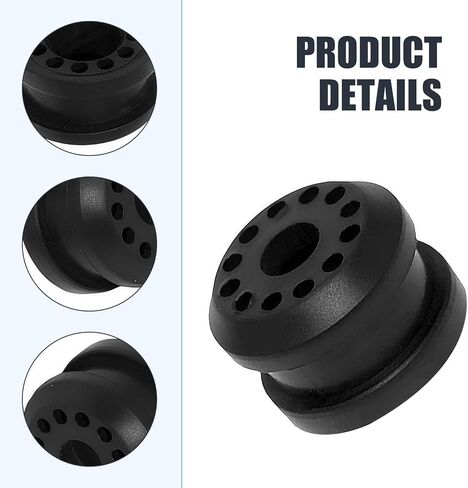 MLY 2PCS Car Transfer Shifter Linkage Bushing Kit, Shifter Linkage Control Lever Bushing Grommet with E-Clips, Fit for Dodge Ram 1500/2500/3500, Replacement OEM#68078974AA/68078975AA (Black) in Kuwait