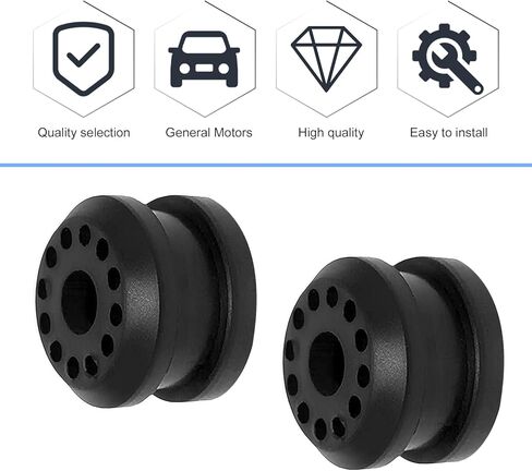 MLY 2PCS Car Transfer Shifter Linkage Bushing Kit, Shifter Linkage Control Lever Bushing Grommet with E-Clips, Fit for Dodge Ram 1500/2500/3500, Replacement OEM#68078974AA/68078975AA (Black) in Kuwait