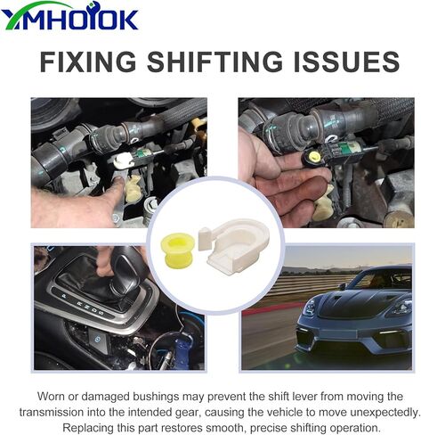 DG9Z-7S004-A KV6Z-7K340-A Transmission Shifter Cable Bushing with Cap Compatible for Ford Edge 2015-2018, Fusion 2013-2016, Escape 2013-2019, Transit Connect 2013-2021,C-Max(2/pack) in Saudi Arabia
