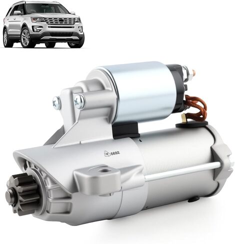 محرك Starter 6692N مناسب لـ Ford Explorer 11-19، Edge 07-18، Flex 09-19، Taurus، لـ Lincoln MKZ MKX MKS MKT، لـ Mercury Sable 3.5L 3.7L مشغلات محرك بديلة للسيارات 8G1Z-11002-A in Kuwait