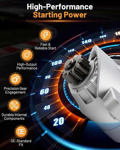 محرك Starter 6692N مناسب لـ Ford Explorer 11-19، Edge 07-18، Flex 09-19، Taurus، لـ Lincoln MKZ MKX MKS MKT، لـ Mercury Sable 3.5L 3.7L مشغلات محرك بديلة للسيارات 8G1Z-11002-A in Kuwait