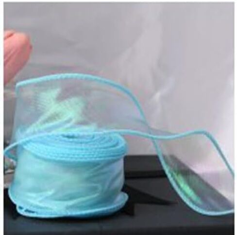 Chiffon Ribbon Organza Satin Ribbons for Gift Wrapping Decoration Wedding Bouquets Wreath Sewing Supplies,Beige in Kuwait