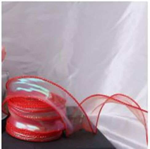 Chiffon Ribbon Organza Satin Ribbons for Gift Wrapping Decoration Wedding Bouquets Wreath Sewing Supplies,Beige in Kuwait