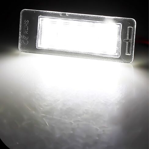 x xotic tech استبدال مصابيح لوحة الترخيص LED متوافقة مع شيفروليه كامارو بولت كورفيت إكوينوكس ترافيرس إمبالا أو بويك كاديلاك جي إم سي، خالية من الأخطاء 6000K زينون أبيض، قطعتان in Kuwait