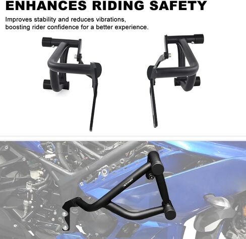 Xitomer حيلة قفص قفص متوافق مع YZF-R3 2019-2024 YZF R3 محرك الحرس تحطم بار سباق السكك الحديدية حيلة قفص الطريق السريع بار in Kuwait