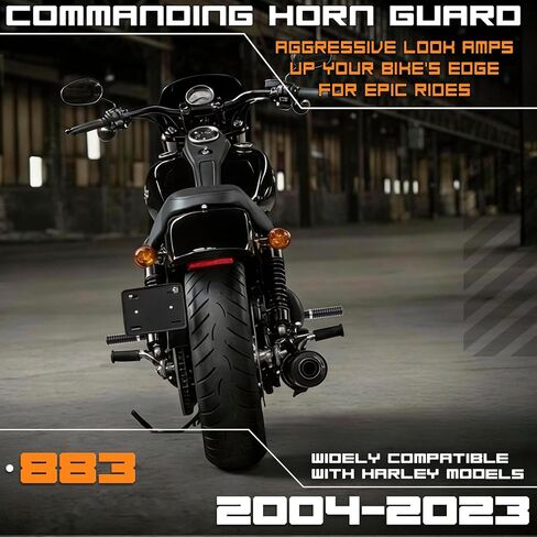 Flat-Out Crash Bar Engine Guard Highway Bar for Harley Davidson Sportster Iron 883 XL883N 09-22;1200 Custom XL1200C 04-22;Roadster XL1200R 883 '04-08; Superlow XL1200T 14-22 (Gloss Black) in Saudi Arabia