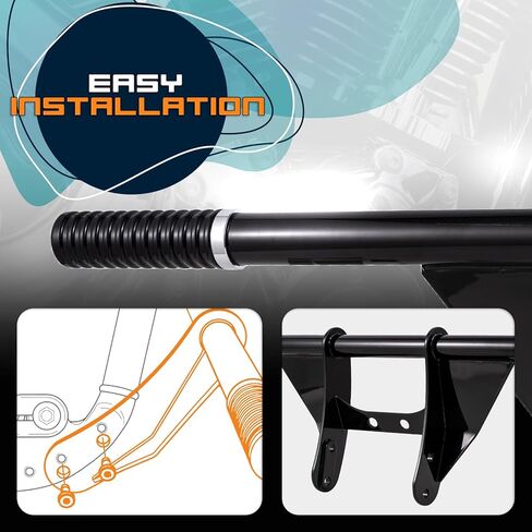 Flat-Out Crash Bar Engine Guard Highway Bar for Harley Davidson Sportster Iron 883 XL883N 09-22;1200 Custom XL1200C 04-22;Roadster XL1200R 883 '04-08; Superlow XL1200T 14-22 (Gloss Black) in Saudi Arabia