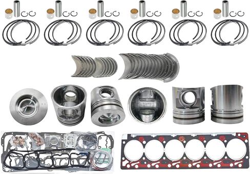 طقم إعادة بناء المحرك (بدون بطانة اسطوانة وصمام) لمحرك الكمون 6BT5.9 6BT 5.9 12V 3907156 64 مللي متر in Kuwait