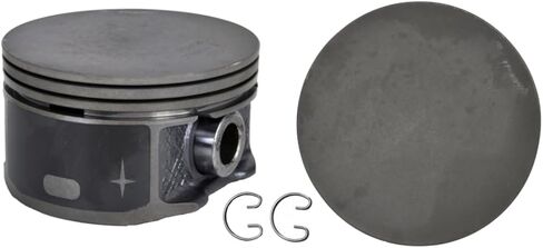 مكبس علوي مسطح فردي من LowPricedAutoParts مع حلقات ممتازة - حجم قياسي - يناسب 2002-2012 كرايسلر/دودج/رام/جيب 3.7 لتر SOHC V6 واختيار محركات 4.7 لتر V8 (رام 1500، داكوتا، ليبرتي والمزيد) in Kuwait