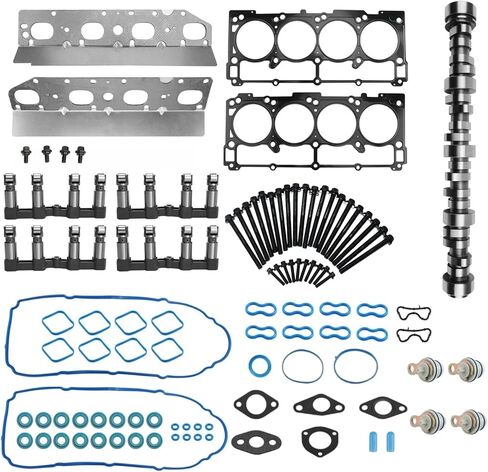 5.7 Hemi MDS Camshaft Lifters and Complete MLS Head Gasket Set Kit with Bolts Replacement Part Fit for 2009-2016 Jeep Grand Cherokee Dodge Ram 5.7L HEMI V8 Engine Overhaul Kit in Saudi Arabia