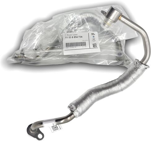 11538854734, Oem Part, B48 B46 Turbocharger Coolant Line, For 2016-2025 BMW 128i 230i 228i 330i 330e 430i 530i 530e 740e X3 X4 M235i M135i in Saudi Arabia
