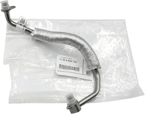 11538854734, Oem Part, B48 B46 Turbocharger Coolant Line, For 2016-2025 BMW 128i 230i 228i 330i 330e 430i 530i 530e 740e X3 X4 M235i M135i in Saudi Arabia