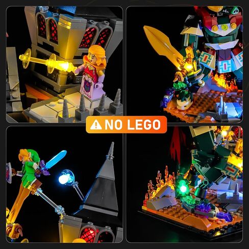 LIGHTAILING Led Light for Lego-77093 The Legend of Zelda Ocarina of Time – The Final Battle - Easy Install, Hidden Wiring, Home Decor & Gift-Ready (Model Not Included) in Kuwait