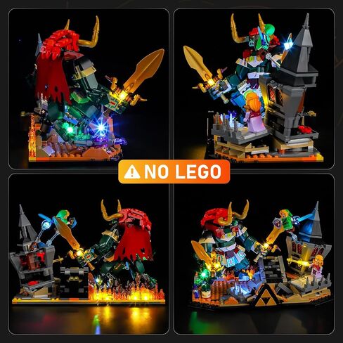 LIGHTAILING Led Light for Lego-77093 The Legend of Zelda Ocarina of Time – The Final Battle - Easy Install, Hidden Wiring, Home Decor & Gift-Ready (Model Not Included) in Kuwait