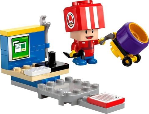 Lego Toad Pit Crew Paper Bag #30702 by Super Mario in Kuwait