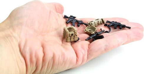 Battle Brick Battle Bag Marine Weapons Pack Compatible with LEGO® Minifigs in Kuwait