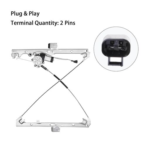 Front Left Driver Side Power Window Regulator with Motor Assembly, for 1999-2007 Chevy Avalanche Silverado Suburban Tahoe, GMC Sierra Yukon XL, 2002-2006 Escalade ESV EXT, Replacement for 741-644 in Kuwait