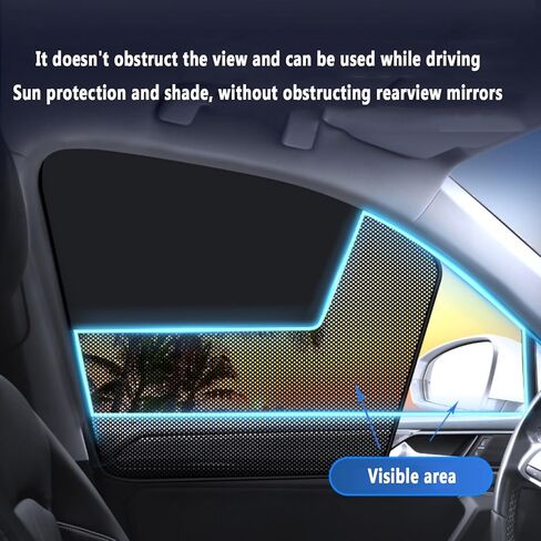 4pcs Car Side Window Sun Shade for Subaru Ascent 2019–2023 2024 2025 2026, Foldable Sun Protection, Windshield Side Panel Cover for Cars, SUVs, Easy Install and Storage in Saudi Arabia