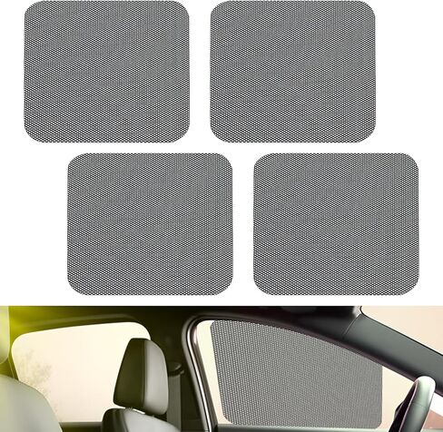 Car Side Window Sunshade, Car Sunshade Static Cling Film Stickers, Block UV Rays Car Privacy Protector, Universal Reuseable Washable Sun Shade Film Accessories for Most Cars Trucks SUVs in Kuwait