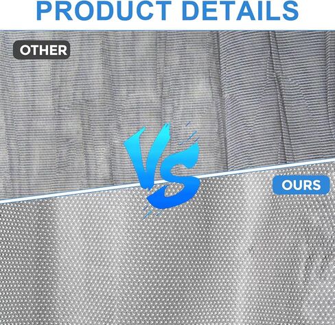 Double Layers Side Window Sunshade Magnetic Bug Screen for Front Doors, Pair Universal Size for Promaster, Sprinter, Metris, and Other Van in Saudi Arabia