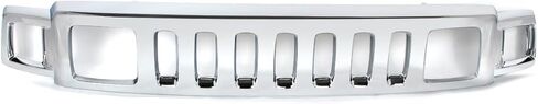 Suitable for Chrome Front Grill Assembly for 2006-2010 Hummer H3 - Includes Upper Face Bar Grille Shell & Insert - OEM Replacement Part (15834196 HU1200100) in Kuwait