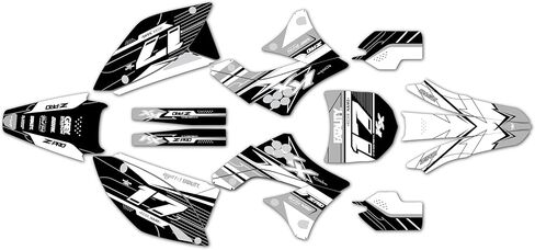 Graphics Kit for Kawasaki KX 450F (2009-2011) Axis Series Green-shift 16 Mil - Dirt bike Custom Racing Graphics Decals Stickers Kit, no-plastics in Kuwait