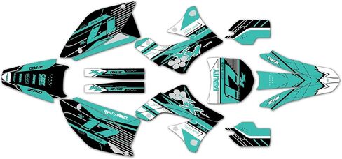 Graphics Kit for Kawasaki KX 450F (2009-2011) Axis Series Green-shift 16 Mil - Dirt bike Custom Racing Graphics Decals Stickers Kit, no-plastics in Kuwait