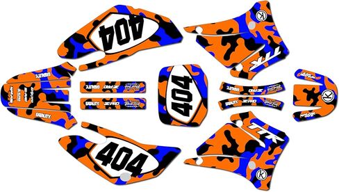 Graphics Kit for Yamaha Yamaha TTR125 (2000-2007) INVASION Series Pink 9 Mil - Easy Go - Dirt pit bike motorcycle sticker, dirtbike racing decal motocross accessories no-plastics in Kuwait