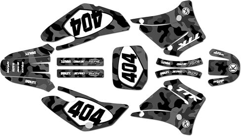 Graphics Kit for Yamaha Yamaha TTR125 (2000-2007) INVASION Series Pink 9 Mil - Easy Go - Dirt pit bike motorcycle sticker, dirtbike racing decal motocross accessories no-plastics in Kuwait