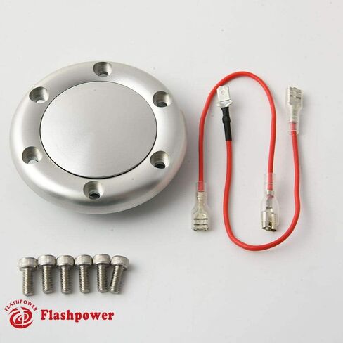 14" Billet 9 HOLE Steering Wheel Kit W/HORN BUTTON & ADAPTER FOR 1969-1994 in Kuwait