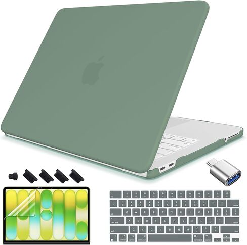 Teryeefi Gltter Case for MacBook Neo 13 inch Case 2026 (A18 Pro) Model A3404, Slim Protective Hard Shell Cover & Keyboard Cover & Type C Adapter - Sparkly Rose Pink in Saudi Arabia