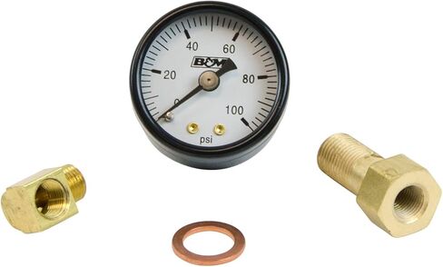 B&M 46054 Fuel Pressure Gauge Set, 1-1/2" in Kuwait