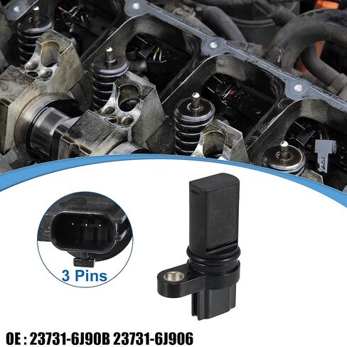 X AUTOHAUX أسود 23731-6J90B 23731-6J906 مستشعر موضع عمود الحدبات العمود المرفقي للسيارة لنيسان باثفندر لألتيما in Kuwait