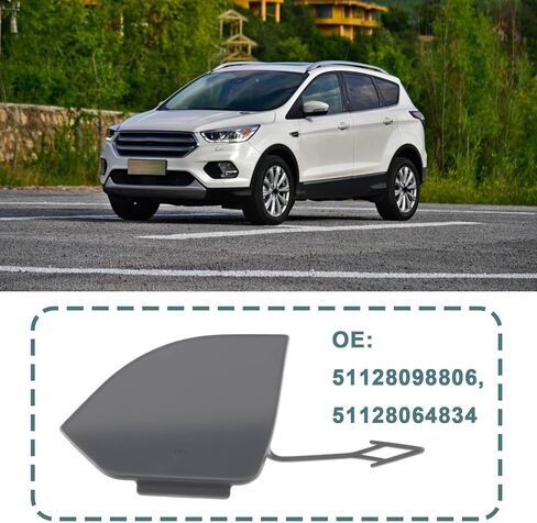 Rear Bumper Tow Hook Cover Cap 51128064834 Compatible with BMW X3 2018-2021, 51128098806 in Kuwait