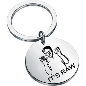 KEYCHIN Hell Cooking Show Keychain Chef Gordon Fans Gifts It's Raw Jewelry for Friend Family