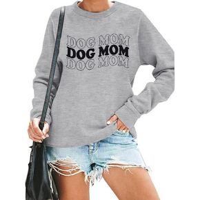 MAXIMGR الكلب أمي البلوز المرأة ماما البلوز الكلب أمي قميص البلوز لطيف إلكتروني الجرافيك البلوز هدايا لمحبي الكلاب in Kuwait