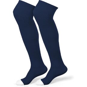 High Football Socks Prosport Multiple Sizes over the Knee Baseball Socks Extra Long for Boys Girls Women and Men