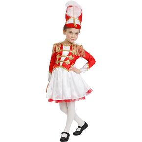 Dress Up America Drum Majorette Costume for Girls - Marching Band Uniform for Kids