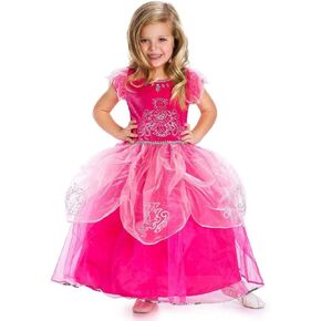 Little Adventures Deluxe Pink Princess Dress Up Costume