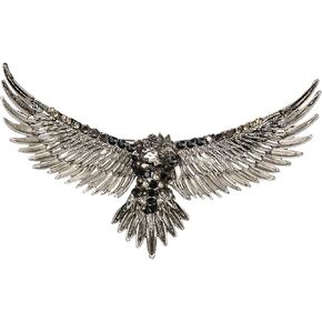 EVER FAITH Women's Austrian Crystal Vintage Style Flying Eagle Bird Brooch