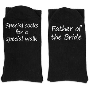 Special Socks for a Special walk Socks, Wedding Gift, Father of the Bride Socks, Gift from Bride.(028)