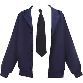MIAOCOS Power Women Men Cosplay Costume Red Blue Top Coat Outfit