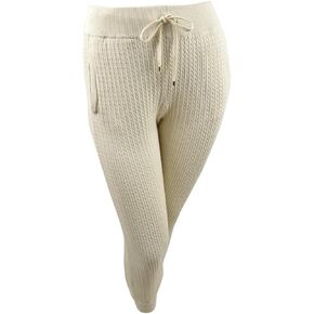 Lauren Ralph Lauren Women's Cable-Knit Jogger Pants
