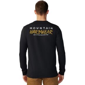 Mountain Hardwear 2042701010XL Logo Landscape Long Sleeve Black XL
