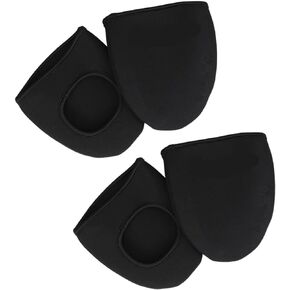 Amosfun 2 Pairs Cycling Half Shoe Covers MTB Overshoes Non Slip Shoe Cover Motorcycle Accessories Neoprene Overshoes Bicicleta Accesorios De Motocicleta Wateproof Overshoes Baotou Non-Slip