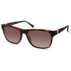 GUESS Men's Classic Sleek Square Sunglasses