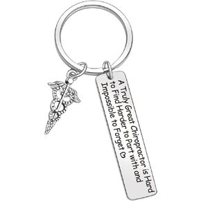 ORZOESD Chiropractor Keyring Chiropractor Appreciation Jewelry Massage Therapist Jewelry