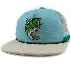 fish on hat Unisex Snapback Trucker Hat
