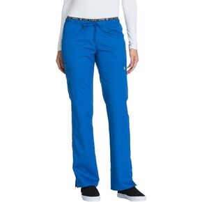 Cherokee Women's Luxe Sport Mid Rise Straight Leg Pull-on Pant